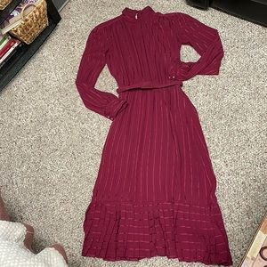 Vintage 80s midi dress
